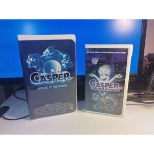 Casper & Casper: A Spirited Beginning - Lot of 2 VHS
